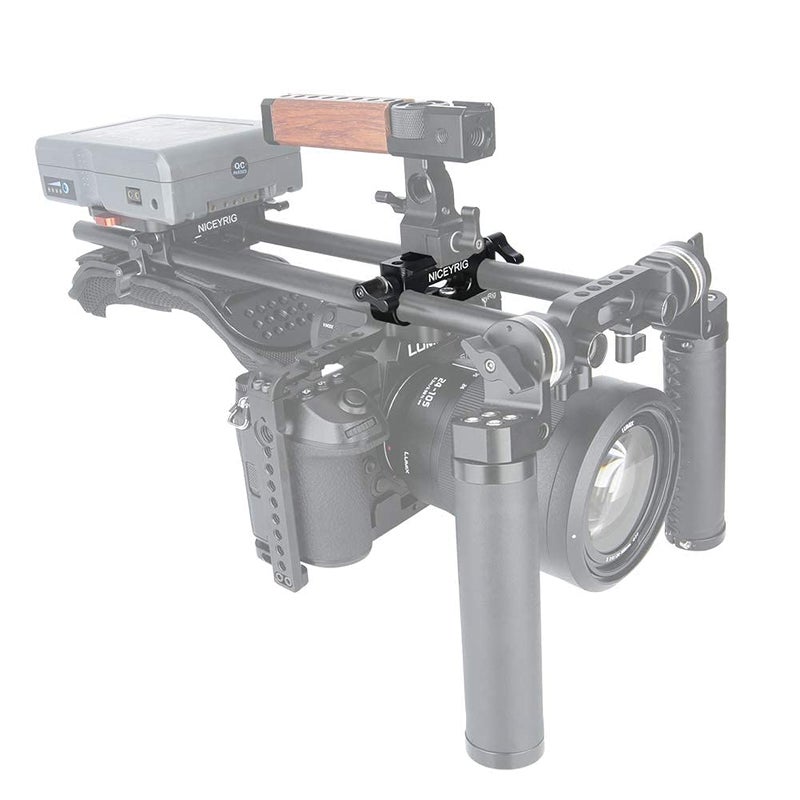 NICEYRIG 15mm Rod Clamp with NATO Rail for 15mm Rod Railblock Support System, Follow Focus, DSLR Camera Cage - 333 - Image 5